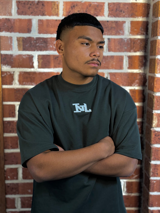 Dark Olive Premium Oversized Tee