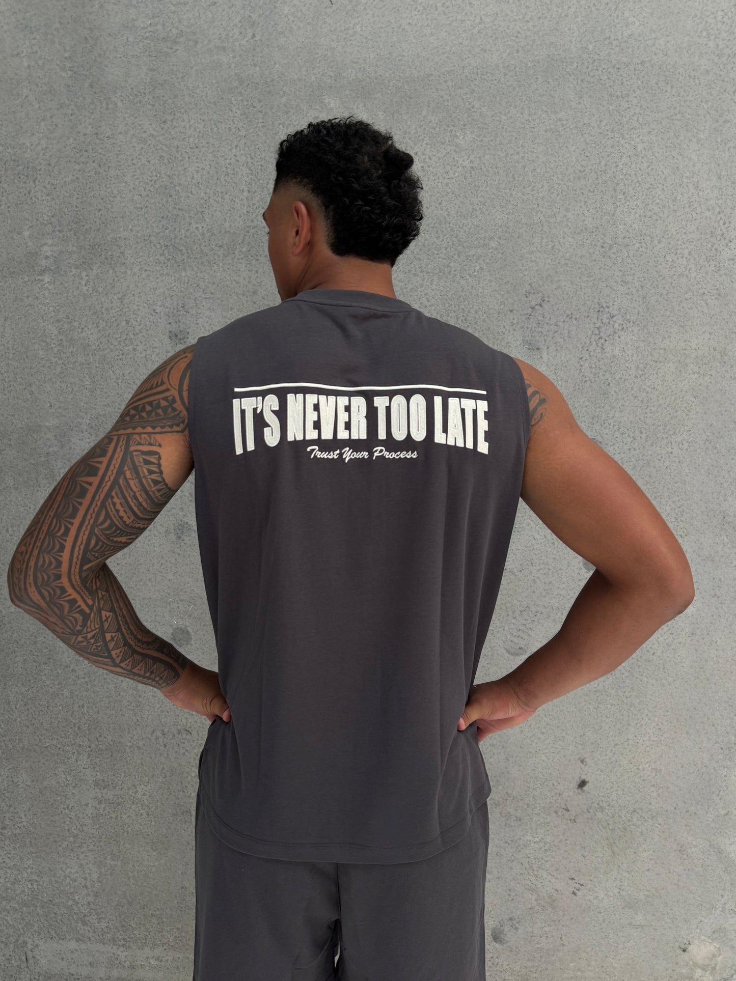 Mens Muscle Tank- Grey