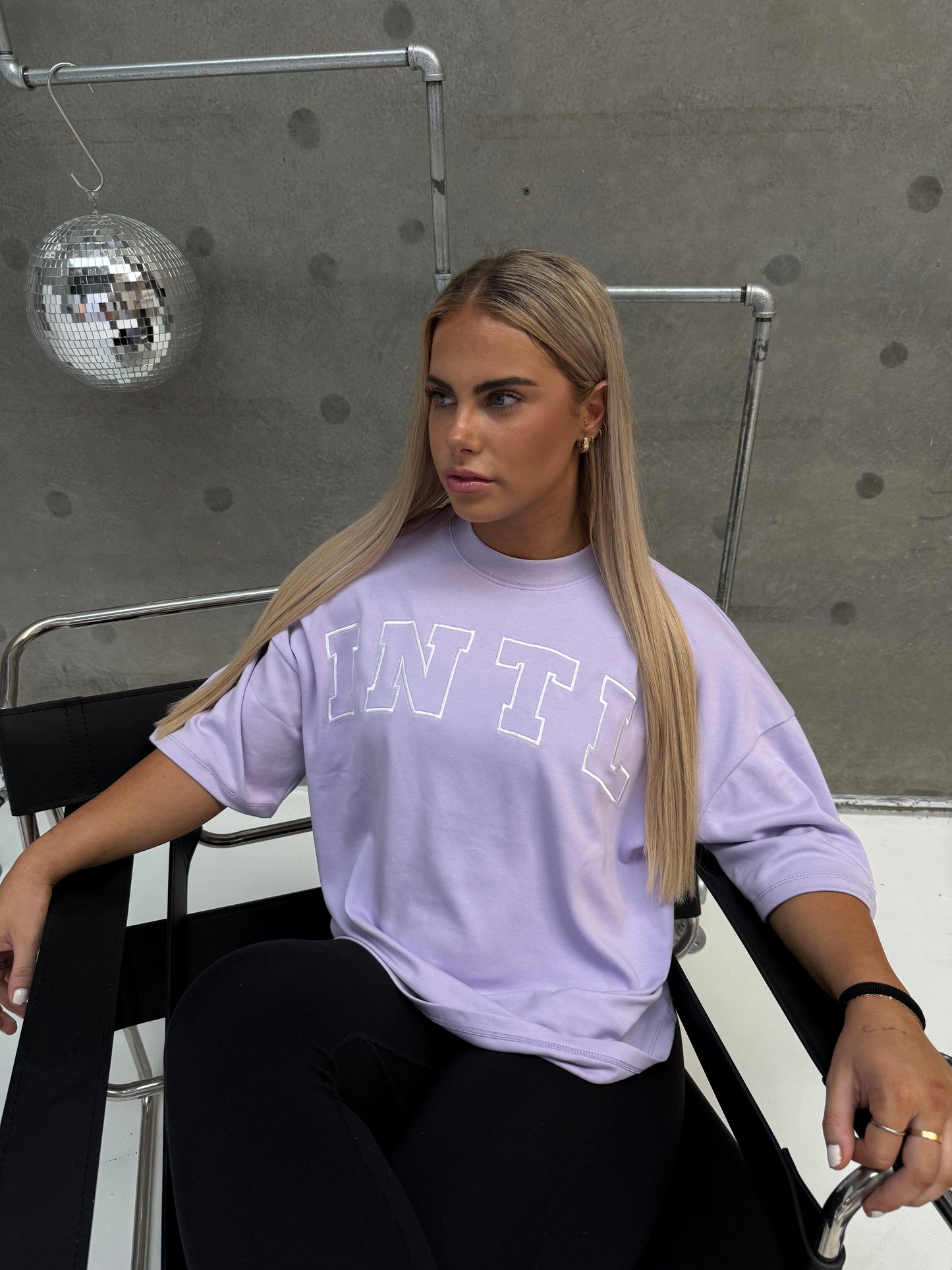 Oversized Boxy Tee- Lavender