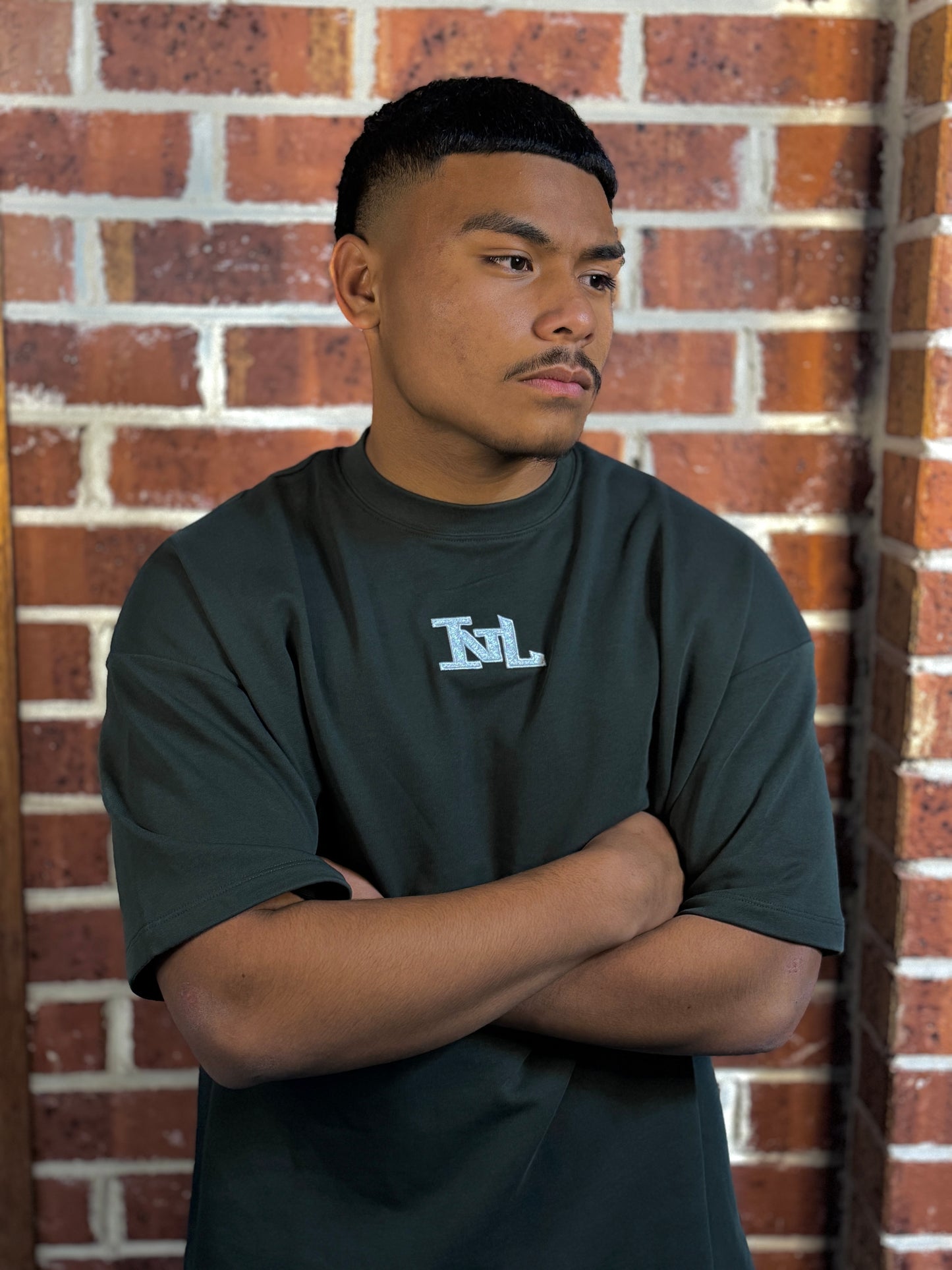 Dark Olive Premium Oversized Tee